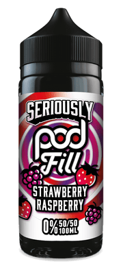 Strawberry Raspberry - Seriously Pod Fill 100ml - Vapour Central